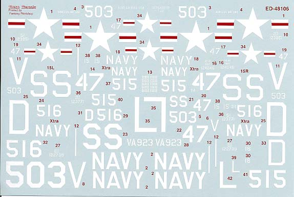 Decal sheet