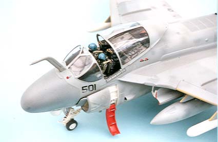 cockpit of Revell intruder